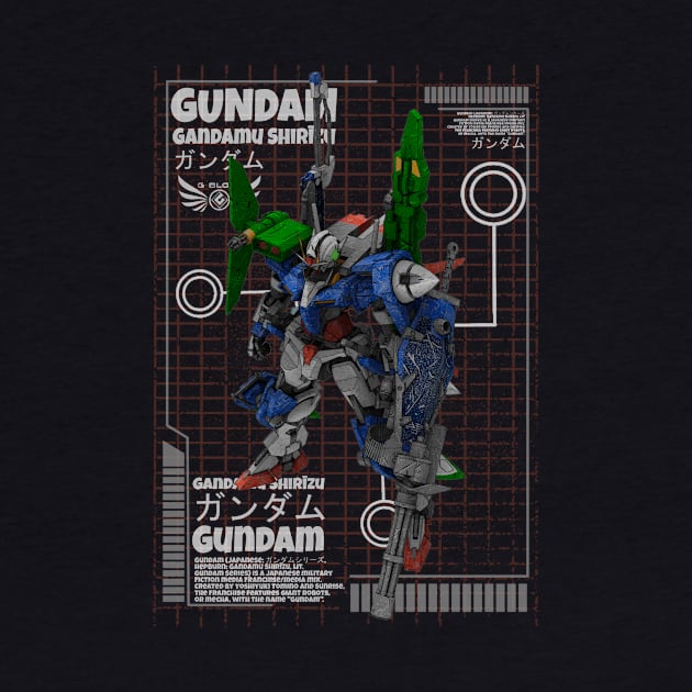 GN-001 Gundam Exia by gblackid